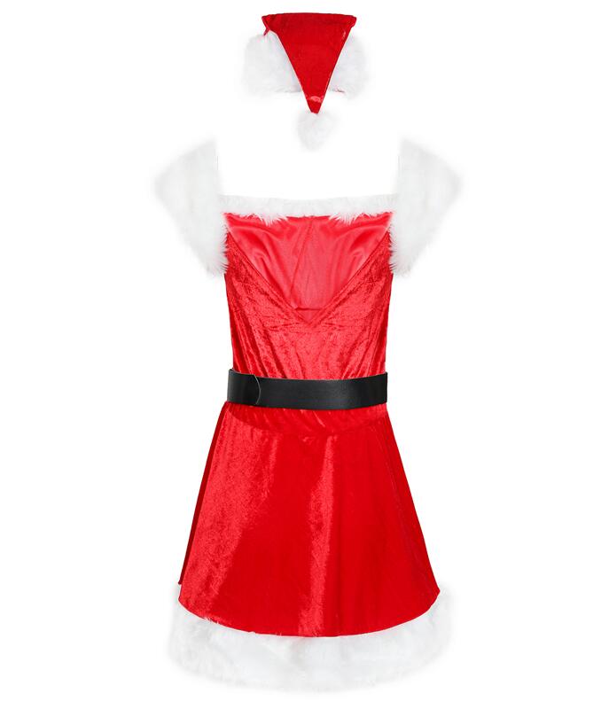 FC152 Womens Adult Sexy Cutie Christmas Mrs Claus Costume